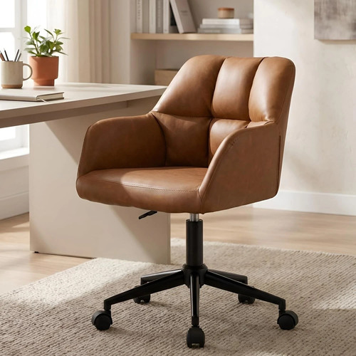 Chairus office chair brown - office,