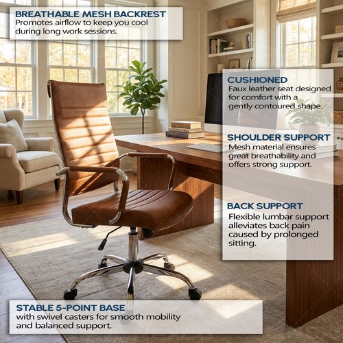 Tan chrome stylish executive - &,