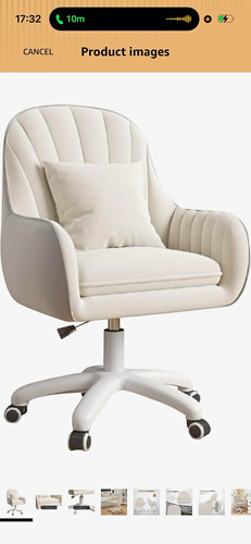 Beige faux leather operator - beige,