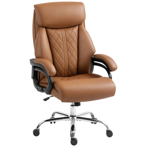 Homcom leather office chair - homcom, pu