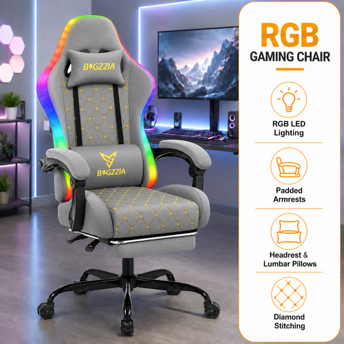 Rgb gaming chair led - rgb,