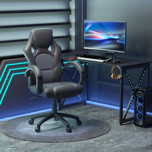 Office chair faux leather - chair,