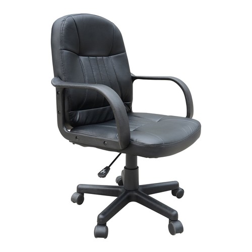 Homcom leather office - pu,