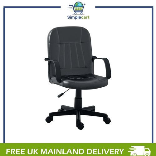 Leather office chair - chair, swivel