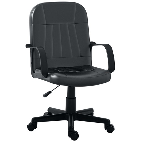 Homcom leather office - leather, chair