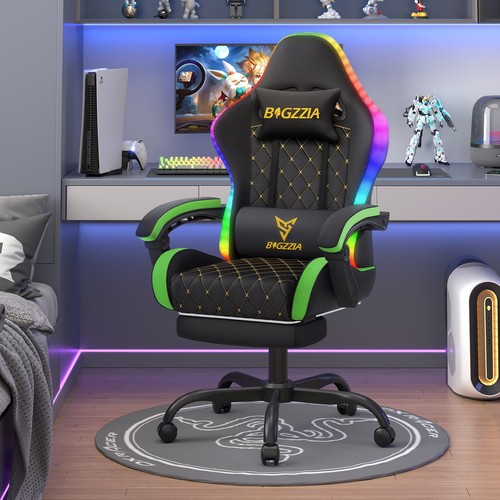 High back rgb gaming - back,