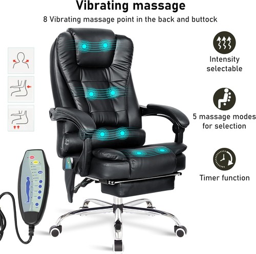 Massage office chair leather - office,