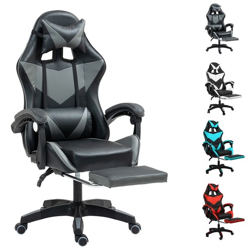 Gaming massage chair - massage, footrest