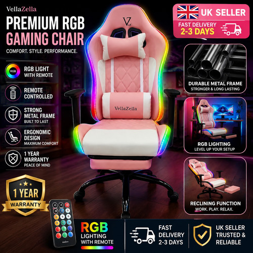 Swivel gaming chair faux - gaming,